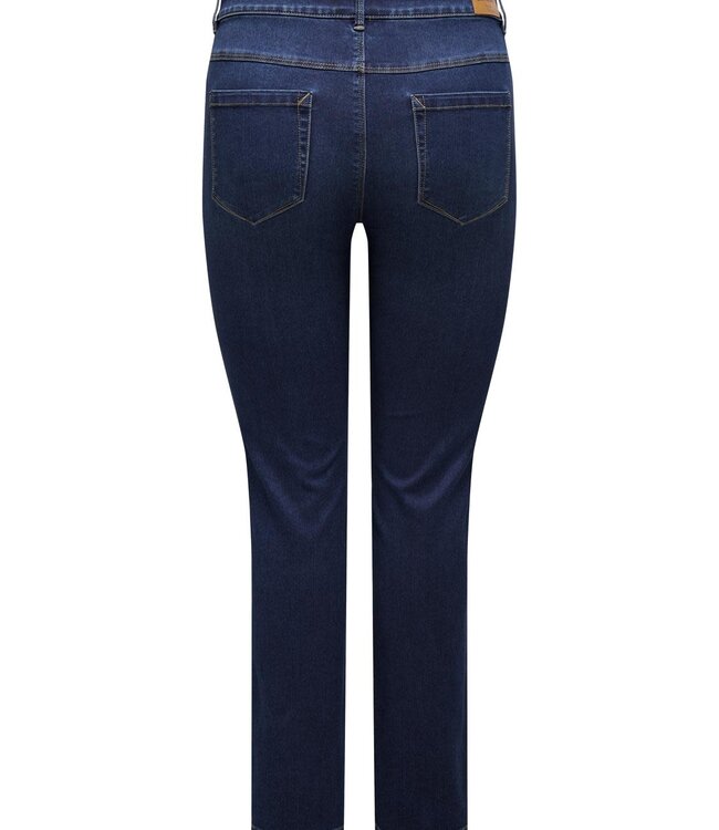 ONLY CARMAKOMA Broek Jeans AUGUSTA  STRAIGHT Carmakoma DARK BLUE DENIM (NOOS)