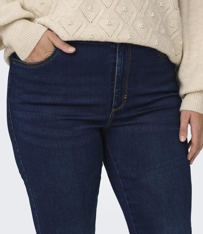 ONLY CARMAKOMA Broek Jeans AUGUSTA  STRAIGHT Carmakoma DARK BLUE DENIM (NOOS)