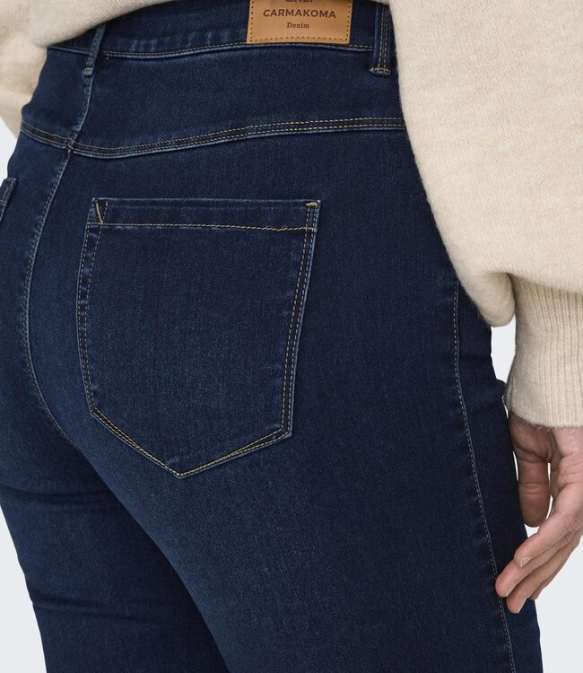 ONLY CARMAKOMA Broek Jeans AUGUSTA  STRAIGHT Carmakoma DARK BLUE DENIM (NOOS)
