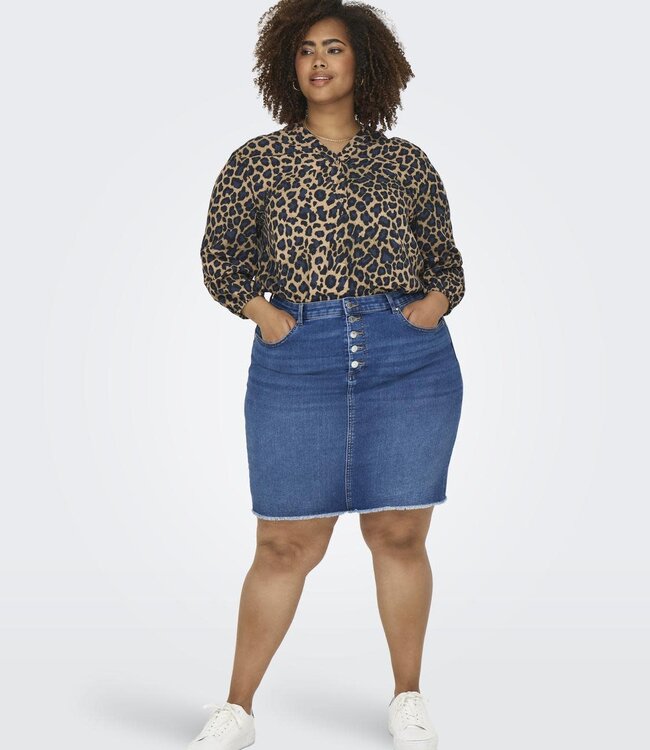 ONLY CARMAKOMA Blouse BABOOST Carmakoma BLACK LEO