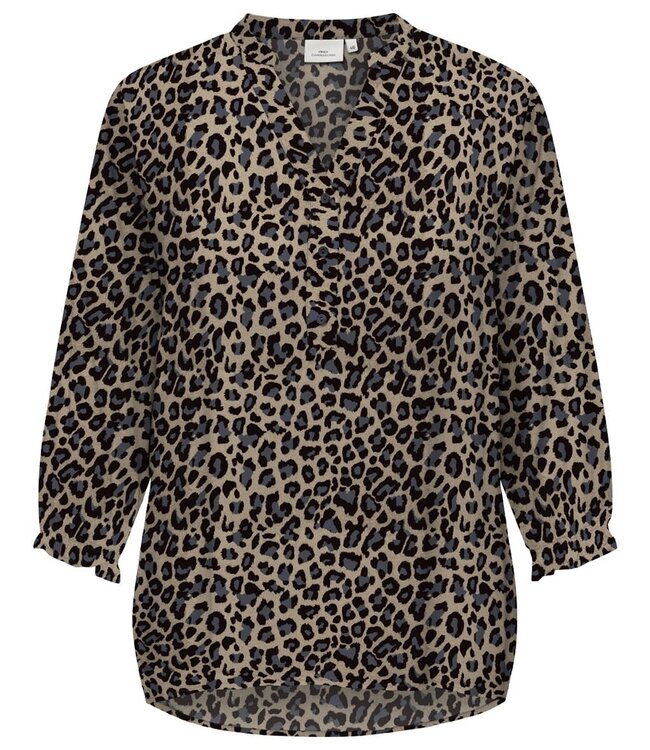 ONLY CARMAKOMA Blouse BABOOST Carmakoma BLACK LEO