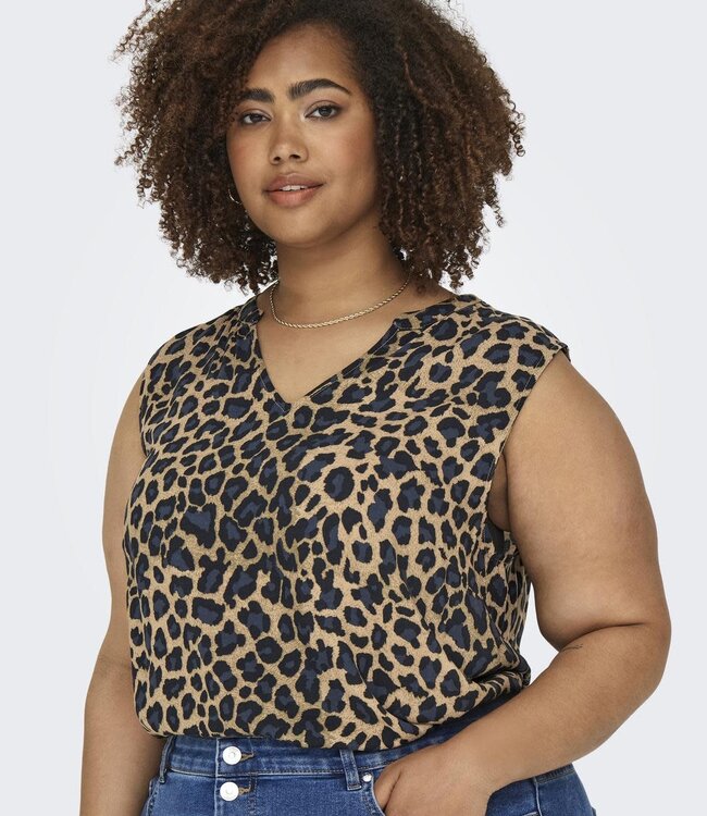 ONLY CARMAKOMA Topje BABOOST Carmakoma BLACK LEO