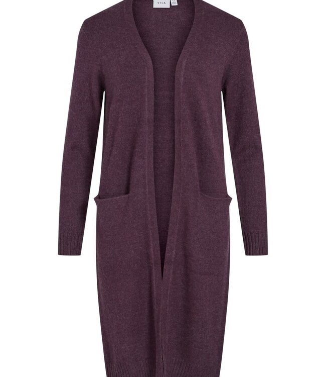 VILA Gilet RIL LONG VILA PLUM PERFECT