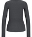 JJXX T-Shirt LM FREYA RIB JJXX DARK GREY MELANGE