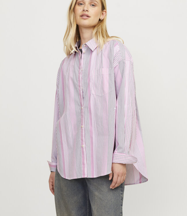 JJXX Hemd JAMIE JJXX FUSHIA RED MULTI