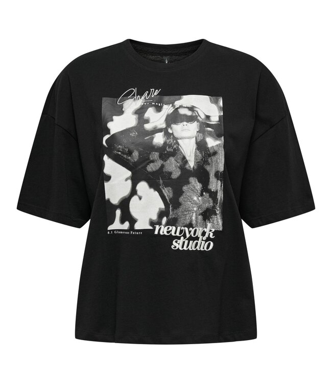 ONLY T-Shirt ASTA Only BLACK STUDIO