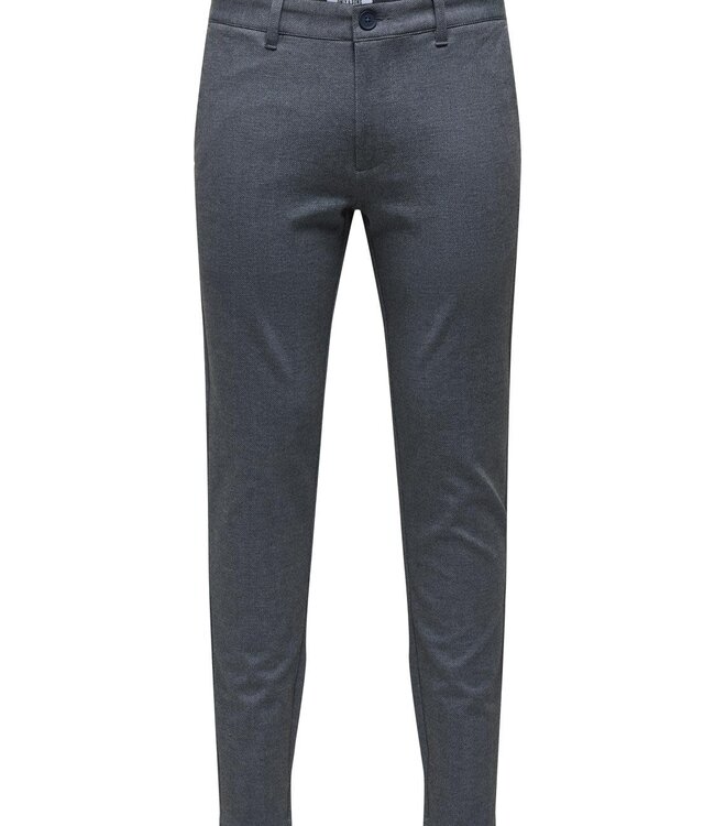 ONLY & SONS Broek MARK SLIM DITSY 020934  Only & Sons DARK NAVY