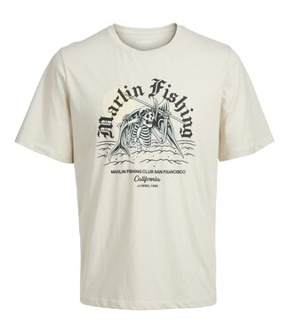 JJ REBEL T-Shirt SKULL REBEL MOONBEAM