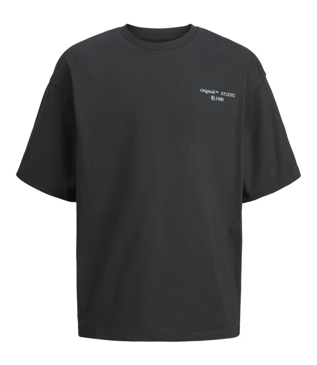 JACK & JONES KIDS T-Shirt ORNOHO BACK PRINT JACK & JONES  BLACK