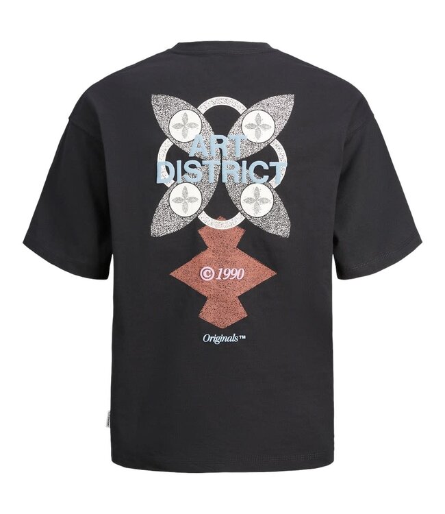 JACK & JONES KIDS T-Shirt ORNOHO BACK PRINT JACK & JONES  BLACK