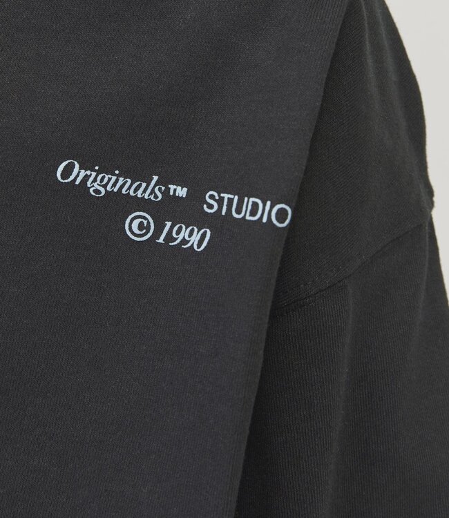 JACK & JONES KIDS T-Shirt ORNOHO BACK PRINT JACK & JONES  BLACK