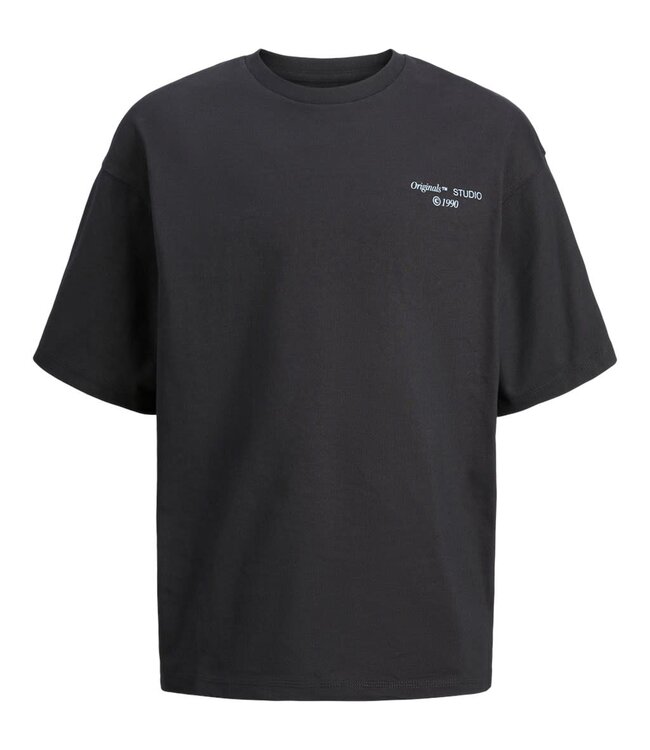 JACK & JONES KIDS T-Shirt ORNOHO BACK PRINT JACK & JONES  BLACK