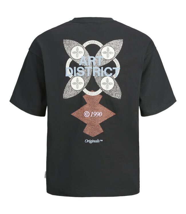 JACK & JONES KIDS T-Shirt ORNOHO BACK PRINT JACK & JONES  BLACK