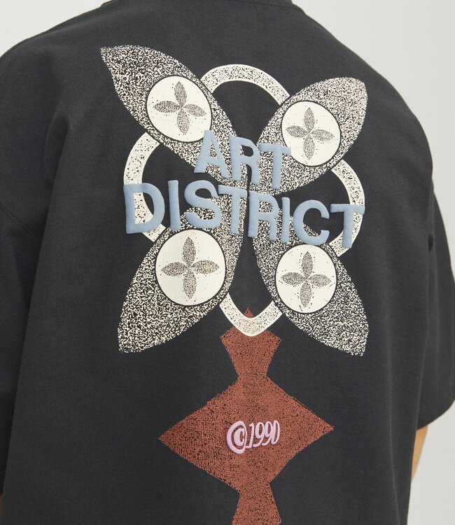 JACK & JONES KIDS T-Shirt ORNOHO BACK PRINT JACK & JONES  BLACK