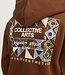 JACK & JONES KIDS Hoodie  ORNOHO BACK PRINT JACK & JONES BRANDY BROWN