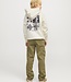 JACK & JONES KIDS Hoodie  ORNOHO BACK PRINT JACK & JONES ANTIQUE WHITE