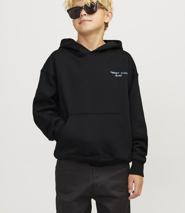JACK & JONES KIDS Hoodie  ORNOHO BACK PRINT JACK & JONES BLACK