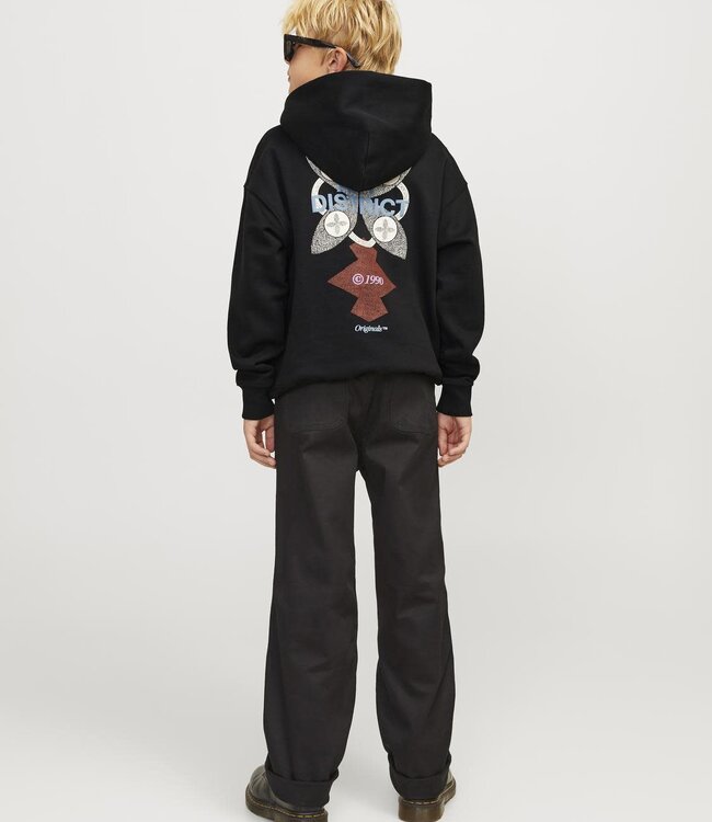 JACK & JONES KIDS Hoodie  ORNOHO BACK PRINT JACK & JONES BLACK