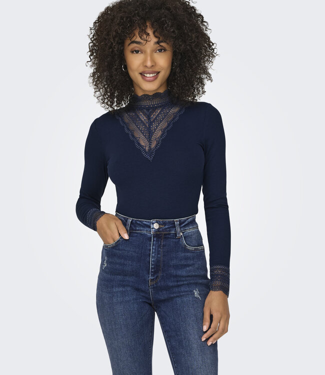 ONLY T-Shirt TILDE Only Dames  (NOOS) NAVY BLAZER