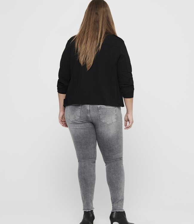 ONLY CARMAKOMA Vest GOLDTRASH BIKER Carmakoma BLACK