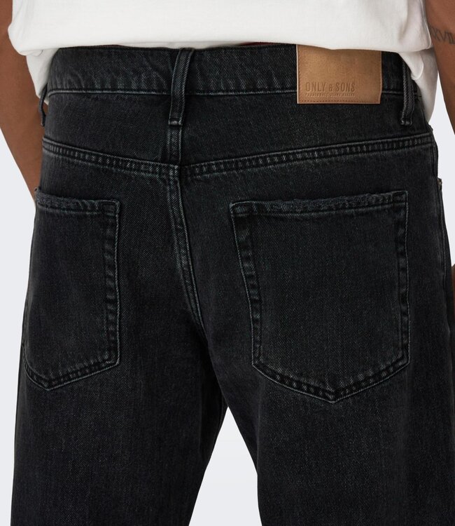 ONLY & SONS Broek SEDGE LOOSE 6985 Only & Sons (NOOS) BLACK  DENIM