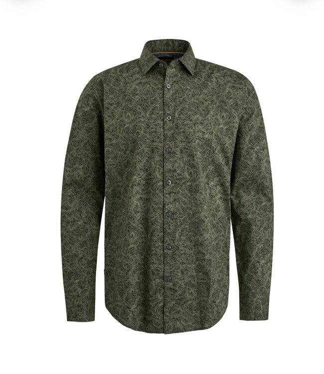 PME LEGEND Hemd PME LEGEND Print on POPLIN STRETCH ROSIN