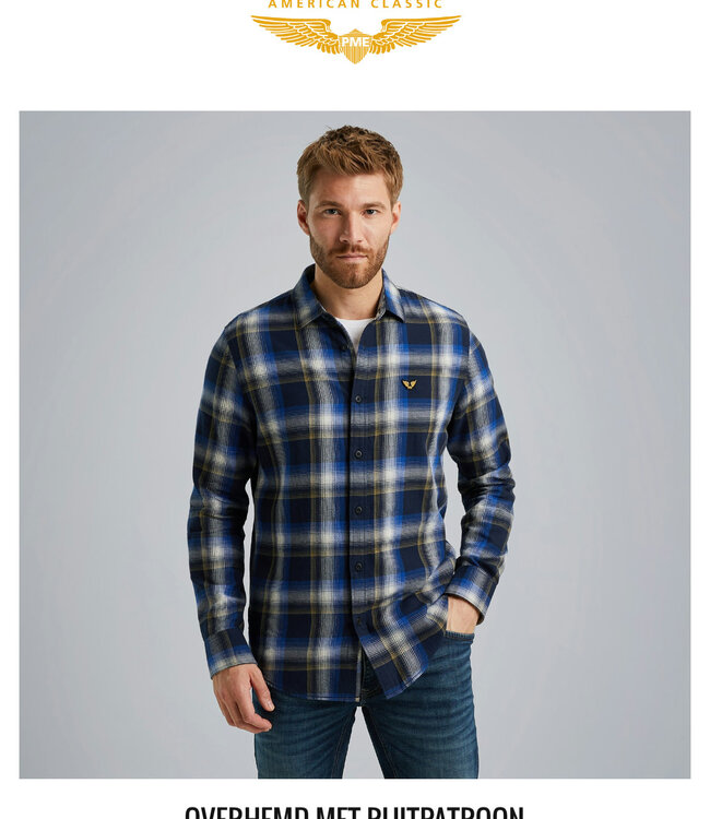 PME LEGEND Hemd TWILL CHECK PME LEGEND SALUTE (5281)