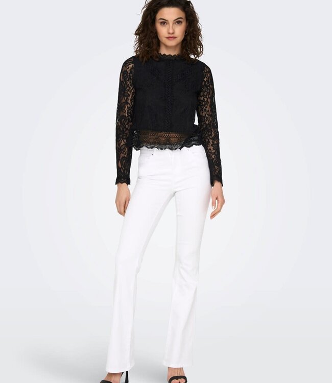 ONLY Blouse NEW KARO Only BLACK