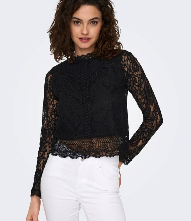 ONLY Blouse NEW KARO Only BLACK