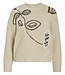 VILA Pull BRIDA EMBROIDERY VILA RUBBER EN WHITE