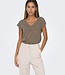 ONLY T-Shirt FREE MODAL ONLY WALNUT