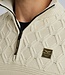 PME LEGEND Pull HALF ZIP PME LEGEND (7013) BONE WHITE