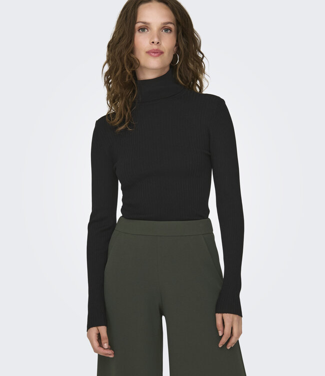 JDY T-Shirt ROLNECK  PLUM JDY BLACK