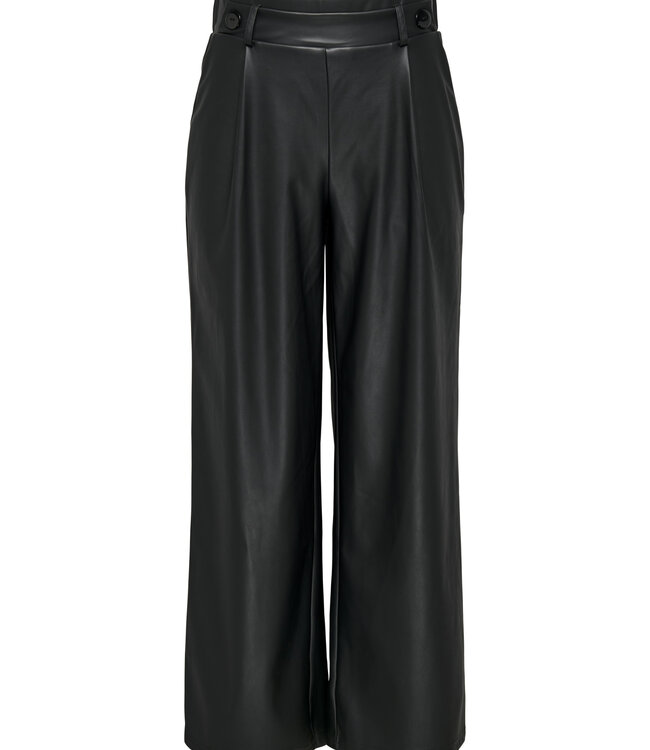 JDY Broek SOYA GEGGO PU JDY BLACK