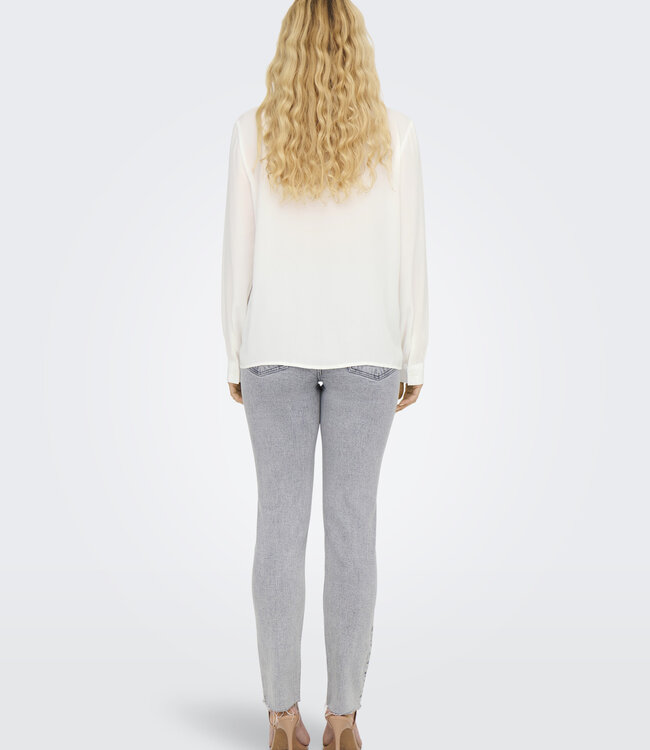 JDY Hemd AYA STRASS JDY CLOUD DANCER