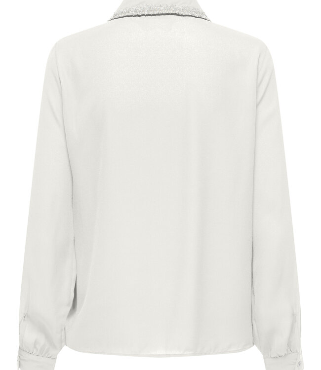 JDY Hemd AYA STRASS JDY CLOUD DANCER