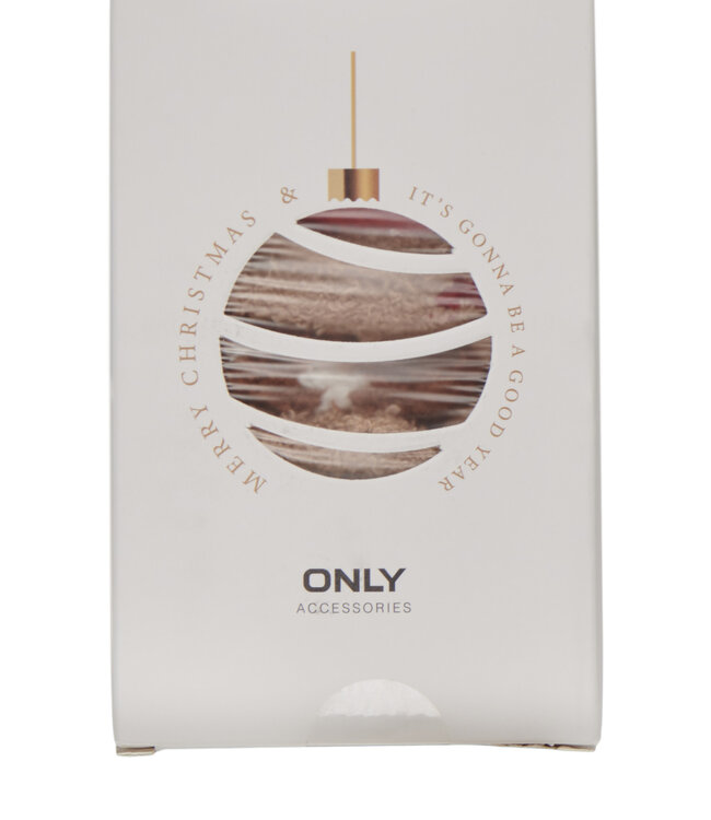 ONLY Sokken CHRISTMAS CHINELL 3 SOCK BOX ONLY HIGH RISK RED