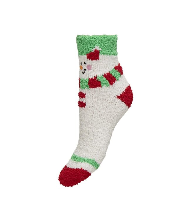 ONLY Sokken CHRISTMAS CHINELLE  2 SOCK BALL ONLY ISLAND GREEN SNOWMAN