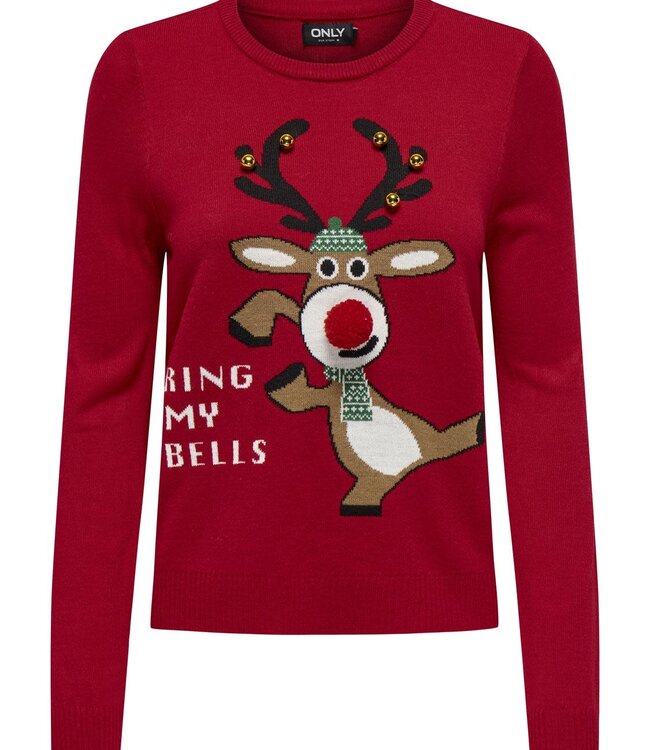 ONLY Pull X-MAS  ONLY  CHILI PEPER BEL RENDIER