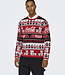 ONLY & SONS Pull X MAS COLA ONLY & SONS POMPEIAN RED