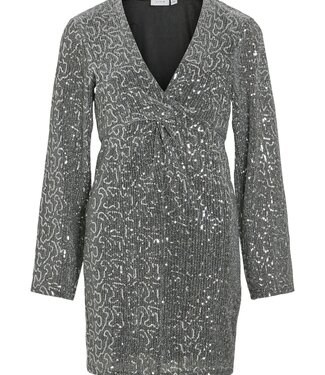 VILA Kleed SANADU GLITTER VILA SILVER