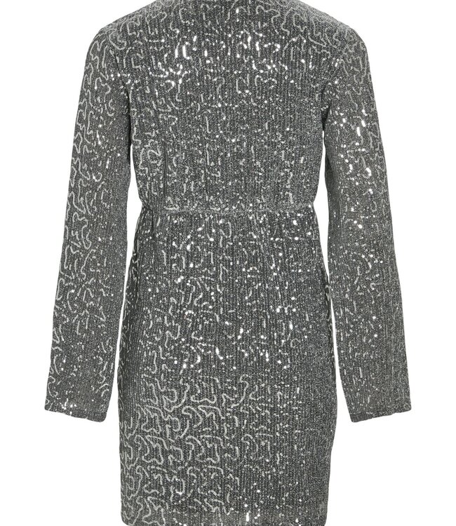 VILA Kleed SANADU GLITTER VILA SILVER