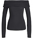 JJXX T shirt MILLE OFF SCHOULDER JJXX BLACK