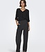 JDY Broek MARY GEGGO GLITTER JDY BLACK SILVER