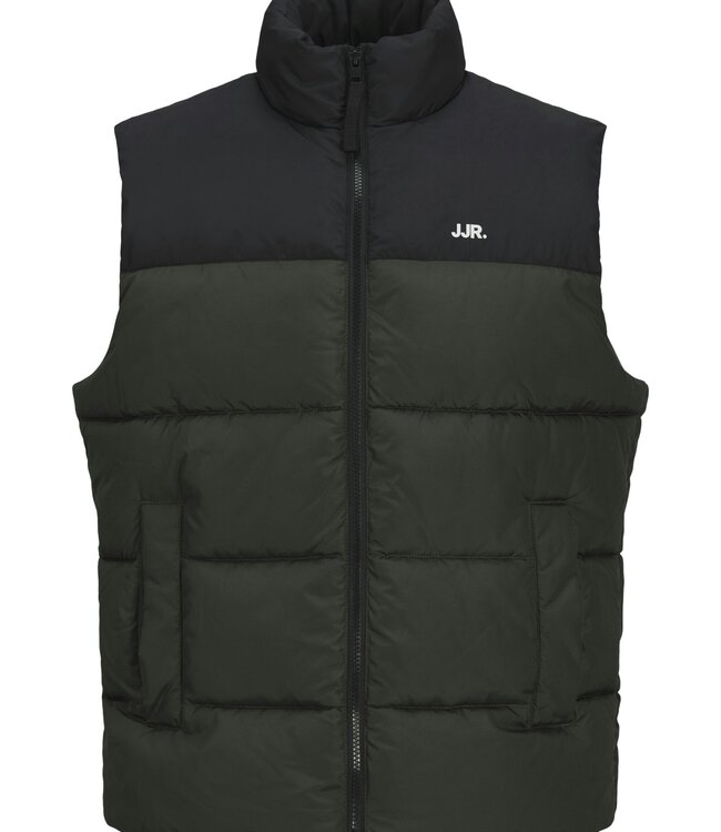 JJ REBEL Bodywarmer LOGO REBEL BLOCKING ROSIN BLACK
