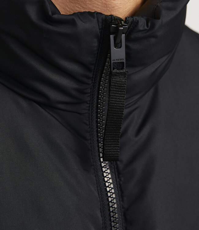JJ REBEL Bodywarmer LOGO REBEL BLOCKING ROSIN BLACK