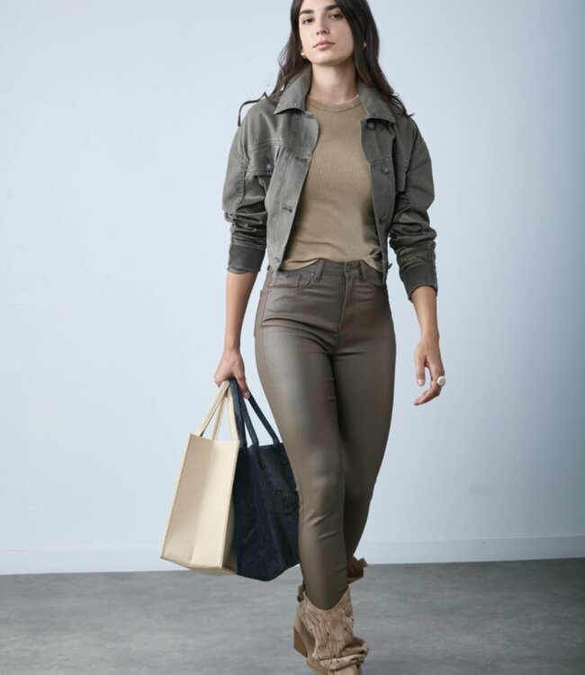 TOXIK3 Broek TOXIK3 LEDER H2545-17 TAUPE