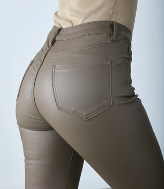 TOXIK3 Broek TOXIK3 LEDER H2545-17 TAUPE