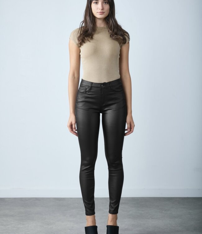 TOXIK3 Broek TOXIK3 LEDER H2735 ZWART