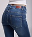 TOXIK3 Broek Toxik3 Skinny Hoge Tai MEDIUM BLUE